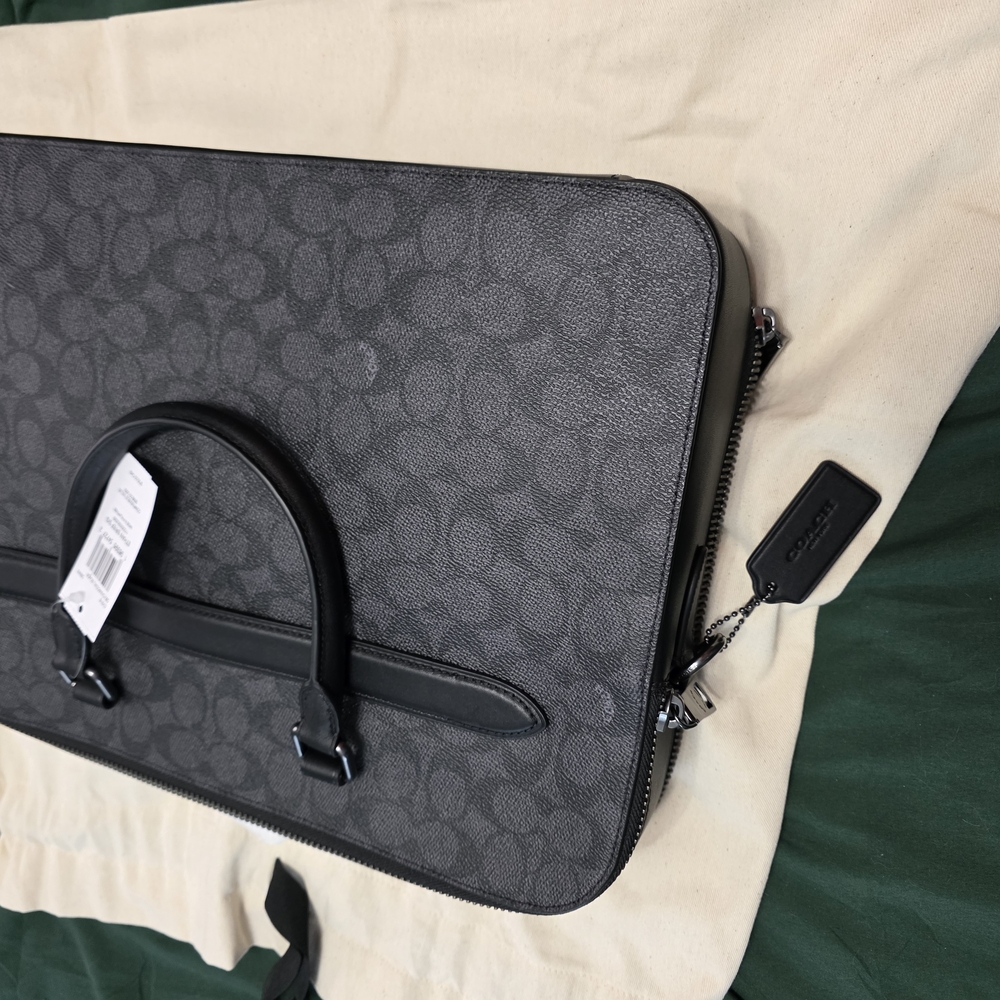 Coach Black Signature Men's Bag